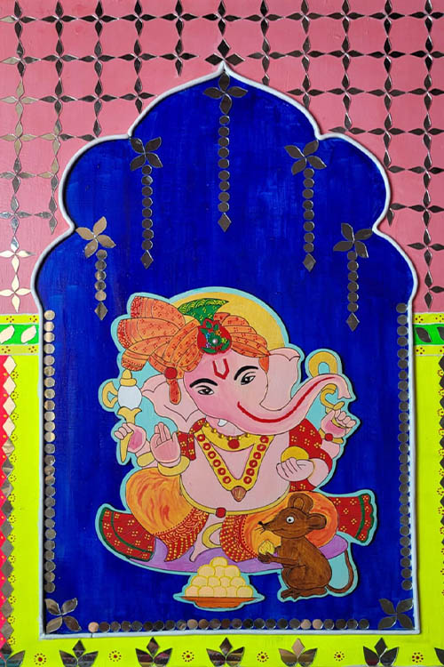 Ganesh Ji Lippan Art