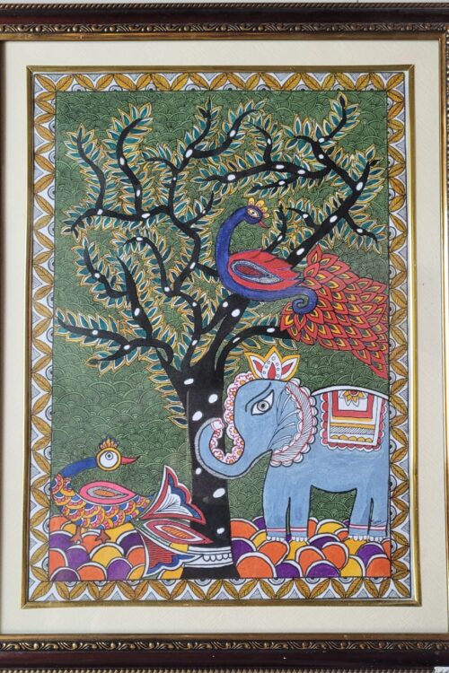 Nature & Animals Madhubani Painting